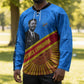 Patrice Lumumba Hockey Jersey with Congolese Flag Colors and African History Quote - African Pride