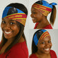 Patrice Lumumba Neck Gaiter with Congolese Flag Colors and African History Quote - African Pride