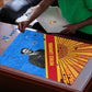 Patrice Lumumba Puzzle with Congolese Flag Colors and African History Quote - African Pride