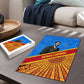 Patrice Lumumba Puzzle with Congolese Flag Colors and African History Quote - African Pride