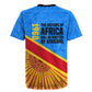 Patrice Lumumba Rugby Jersey with Congolese Flag Colors and African History Quote - African Pride