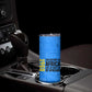 Patrice Lumumba Skinny Tumbler with Congolese Flag Colors and African History Quote - African Pride