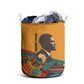 Patrice Lumumba Laundry Basket with Profile Portrait and Bold Africa Will Rise Statement - African Pride