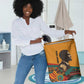 Patrice Lumumba Laundry Basket with Profile Portrait and Bold Africa Will Rise Statement - African Pride