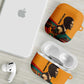 Patrice Lumumba AirPods Case with Profile Portrait and Bold Africa Will Rise Statement - African Pride