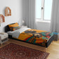 Patrice Lumumba Bedding Set with Profile Portrait and Bold Africa Will Rise Statement - African Pride