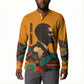 Patrice Lumumba Button Sweatshirt with Profile Portrait and Bold Africa Will Rise Statement