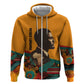 Patrice Lumumba Hoodie with Profile Portrait and Bold Africa Will Rise Statement - African Pride