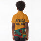 Patrice Lumumba Kid Polo Shirt with Profile Portrait and Bold Africa Will Rise Statement - African Pride
