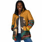 Patrice Lumumba Padded Jacket with Profile Portrait and Bold Africa Will Rise Statement - African Pride