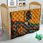 Patrice Lumumba Quilt with Profile Portrait and Bold Africa Will Rise Statement - African Pride