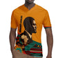 Patrice Lumumba Rugby Jersey with Profile Portrait and Bold Africa Will Rise Statement - African Pride