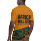 Patrice Lumumba Rugby Jersey with Profile Portrait and Bold Africa Will Rise Statement - African Pride
