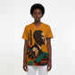 Patrice Lumumba Scrub Top with Profile Portrait and Bold Africa Will Rise Statement - African Pride