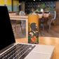 Patrice Lumumba Skinny Tumbler with Profile Portrait and Bold Africa Will Rise Statement - African Pride