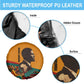 Patrice Lumumba Spare Tire Cover with Profile Portrait and Bold Africa Will Rise Statement - African Pride