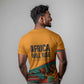 Patrice Lumumba T shirt with Profile Portrait and Bold Africa Will Rise Statement - African Pride