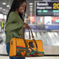 Patrice Lumumba Travel Bag with Profile Portrait and Bold Africa Will Rise Statement - African Pride