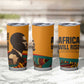 Patrice Lumumba Tumbler Cup with Profile Portrait and Bold Africa Will Rise Statement - African Pride