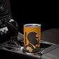 Patrice Lumumba Tumbler Cup with Profile Portrait and Bold Africa Will Rise Statement - African Pride