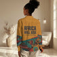 Patrice Lumumba Women Casual Shirt with Profile Portrait and Bold Africa Will Rise Statement - African Pride