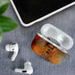 Patrice Lumumba AirPods Case with Line Art Portrait and Truth Cannot Be Killed Inspirational Quote - African Pride