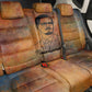 Patrice Lumumba Back Car Seat Cover with Line Art Portrait and Truth Cannot Be Killed Inspirational Quote - African Pride