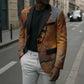 Patrice Lumumba Blazer with Line Art Portrait and Truth Cannot Be Killed Inspirational Quote - African Pride