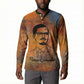 Patrice Lumumba Button Sweatshirt with Line Art Portrait and Truth Cannot Be Killed Inspirational Quote