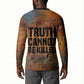 Patrice Lumumba Button Sweatshirt with Line Art Portrait and Truth Cannot Be Killed Inspirational Quote