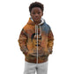 Patrice Lumumba Kid Hoodie with Line Art Portrait and Truth Cannot Be Killed Inspirational Quote - African Pride