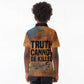 Patrice Lumumba Kid Polo Shirt with Line Art Portrait and Truth Cannot Be Killed Inspirational Quote - African Pride