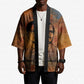 Patrice Lumumba Kimono with Line Art Portrait and Truth Cannot Be Killed Inspirational Quote - African Pride