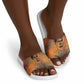 Patrice Lumumba Slide Sandals with Line Art Portrait and Truth Cannot Be Killed Inspirational Quote - African Pride