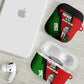 Jomo Kenyatta AirPods Case Patriotic Colors Design and Father of the Kenyan Nation Tribute - African Pride