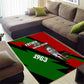 Jomo Kenyatta Area Rug Patriotic Colors Design and Father of the Kenyan Nation Tribute - African Pride