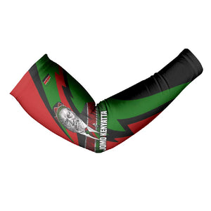 Jomo Kenyatta Arm Sleeves Patriotic Colors Design and Father of the Kenyan Nation Tribute - African Pride