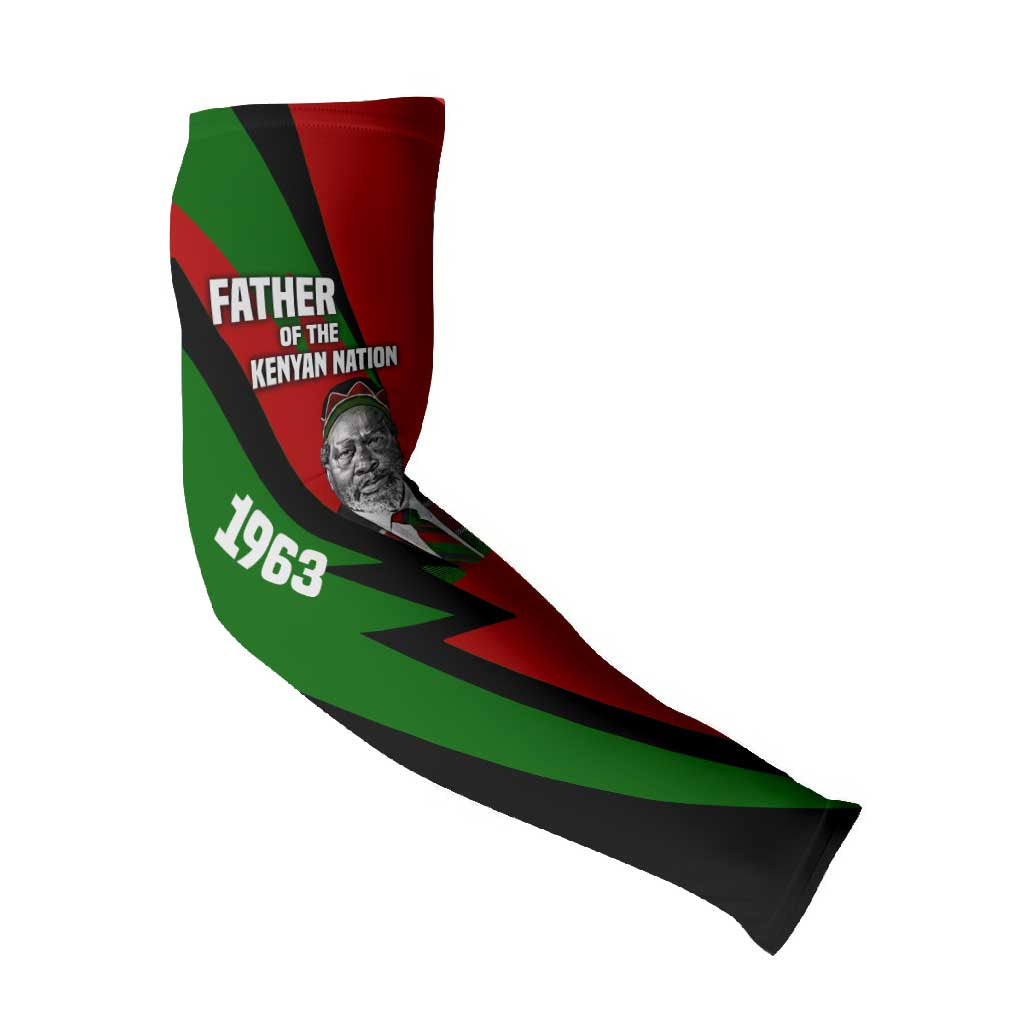 Jomo Kenyatta Arm Sleeves Patriotic Colors Design and Father of the Kenyan Nation Tribute - African Pride