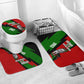 Jomo Kenyatta Bathroom Set Patriotic Colors Design and Father of the Kenyan Nation Tribute - African Pride