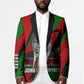Jomo Kenyatta Blazer Patriotic Colors Design and Father of the Kenyan Nation Tribute - African Pride