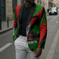 Jomo Kenyatta Blazer Patriotic Colors Design and Father of the Kenyan Nation Tribute - African Pride