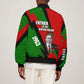 Jomo Kenyatta Bomber Jacket Patriotic Colors Design and Father of the Kenyan Nation Tribute - African Pride