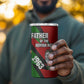 Jomo Kenyatta 4 in 1 Can Cooler Tumbler Patriotic Colors Design and Father of the Kenyan Nation Tribute - African Pride