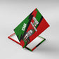 Jomo Kenyatta Canvas Wall Art Patriotic Colors Design and Father of the Kenyan Nation Tribute - African Pride