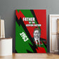 Jomo Kenyatta Canvas Wall Art Patriotic Colors Design and Father of the Kenyan Nation Tribute - African Pride