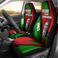 Jomo Kenyatta Car Seat Cover Patriotic Colors Design and Father of the Kenyan Nation Tribute - African Pride