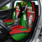 Jomo Kenyatta Car Seat Cover Patriotic Colors Design and Father of the Kenyan Nation Tribute - African Pride