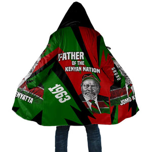 Jomo Kenyatta Cloak Patriotic Colors Design and Father of the Kenyan Nation Tribute - African Pride