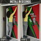 Jomo Kenyatta Door Cover Patriotic Colors Design and Father of the Kenyan Nation Tribute - African Pride