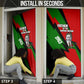 Jomo Kenyatta Door Cover Patriotic Colors Design and Father of the Kenyan Nation Tribute - African Pride